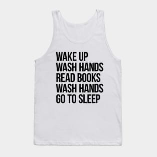 Wash Hands Read Books Tank Top